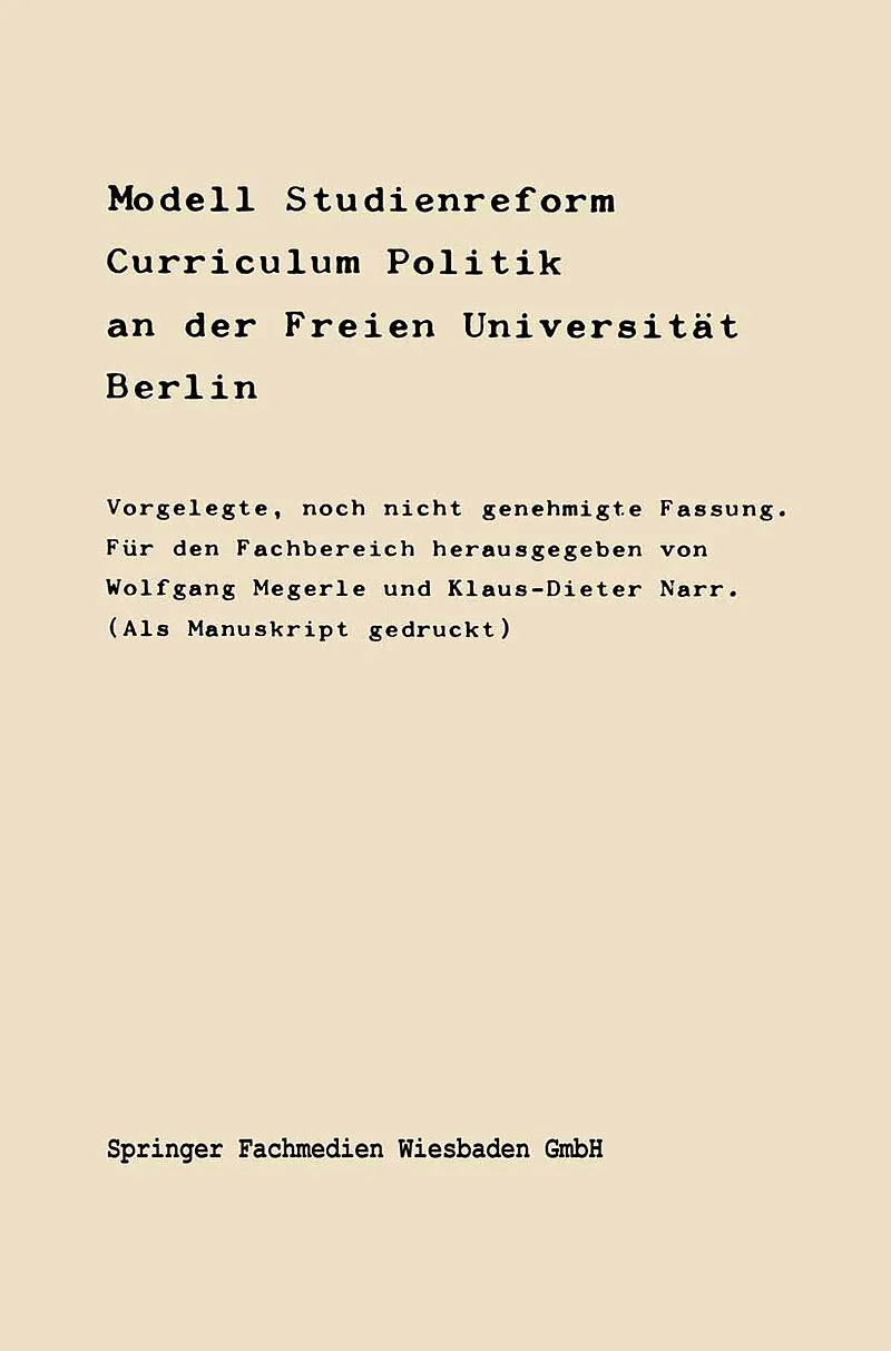 Modell Studienreform