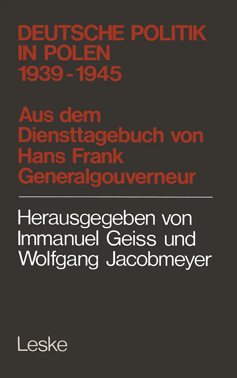 Deutsche Politik in Polen 19391945