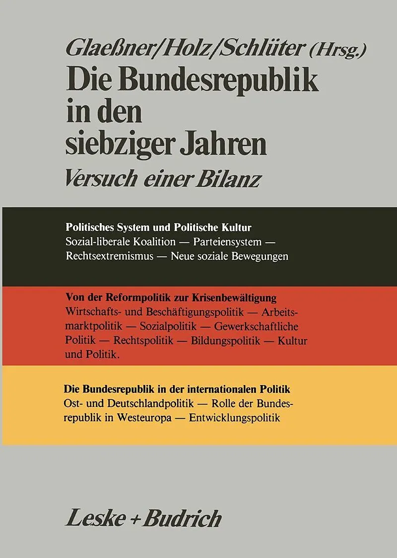 Die Bundesrepublik in den siebziger Jahren