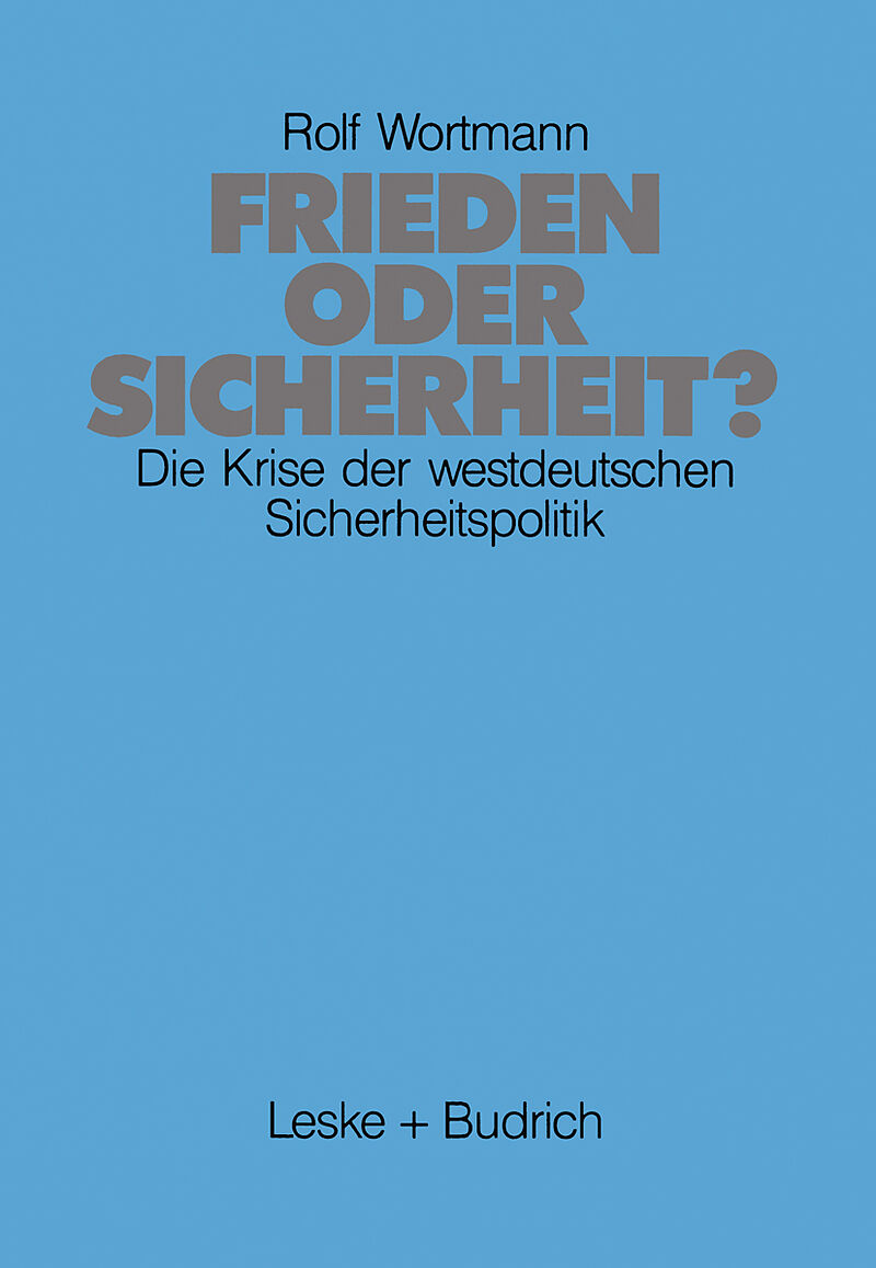 Frieden oder Sicherheit