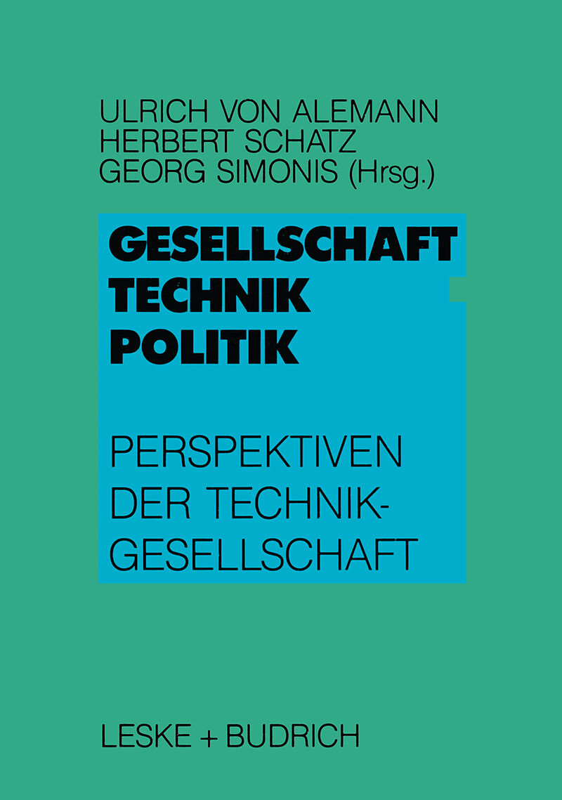 Gesellschaft  Technik  Politik