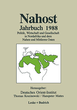 Kartonierter Einband Nahost Jahrbuch 1988 von Thomas Koszinowski, Hanspeter Mattes