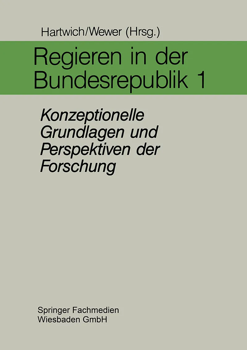 Regieren in der Bundesrepublik I