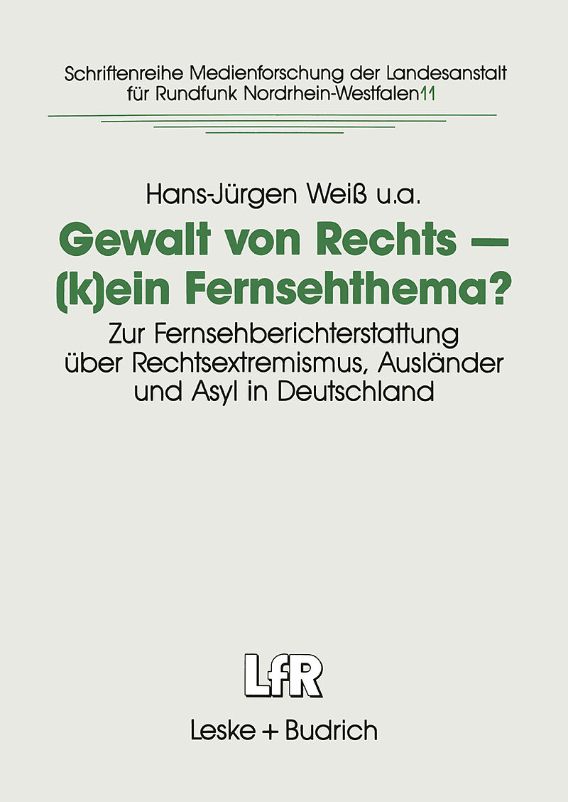 Gewalt von Rechts  (k)ein Fernsehthema?