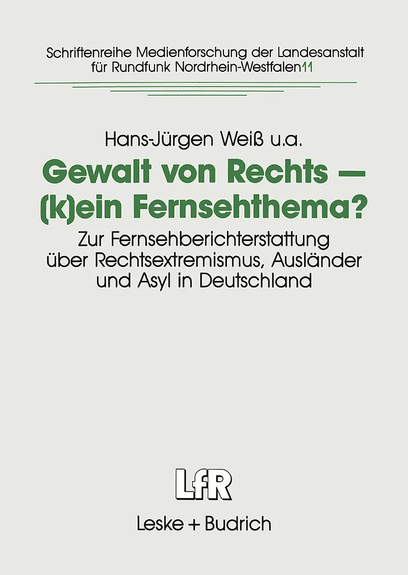 Gewalt von Rechts  (k)ein Fernsehthema?