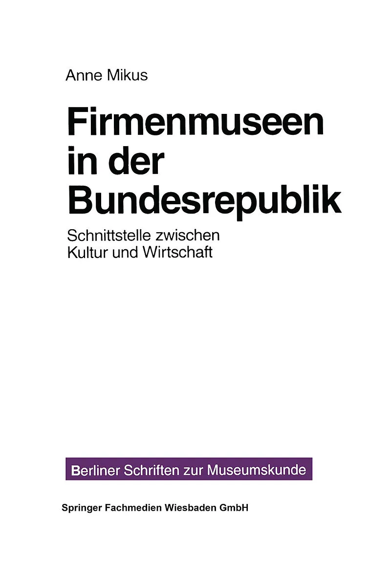 Firmenmuseen in der BRD