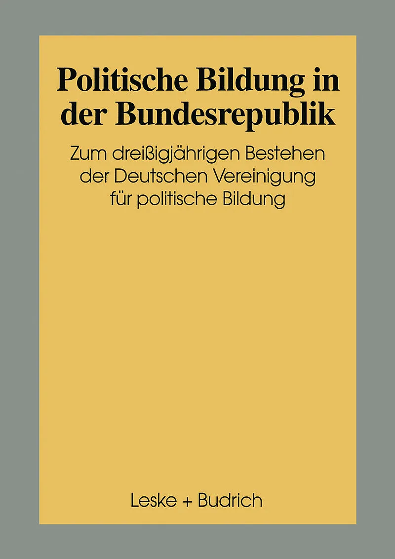 Politische Bildung in der Bundesrepublik