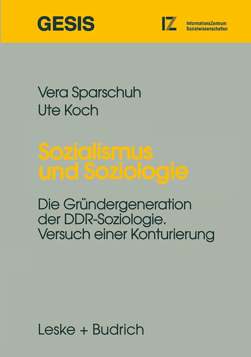 Sozialismus und Soziologie