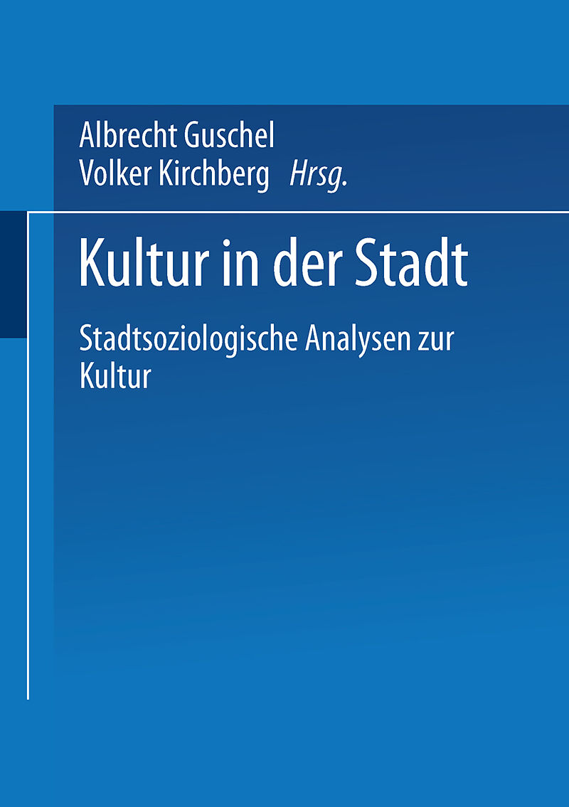 Kultur in der Stadt