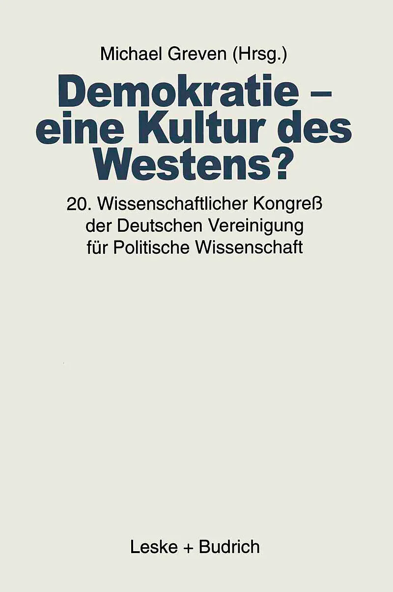 Demokratie  eine Kultur des Westens?