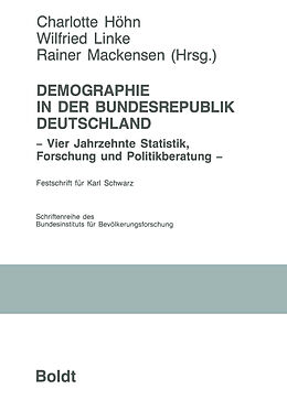 Kartonierter Einband Demographie in der Bundesrepublik Deutschland von 