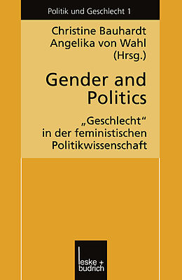 Kartonierter Einband Gender and Politics von 