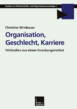 Kartonierter Einband Organisation, Geschlecht, Karriere von Christine Wimbauer
