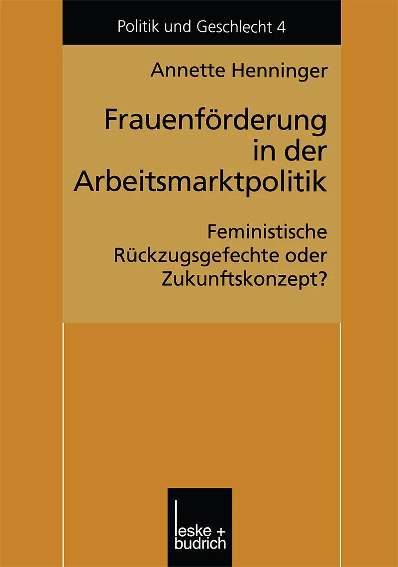 Frauenförderung in der Arbeitsmarktpolitik