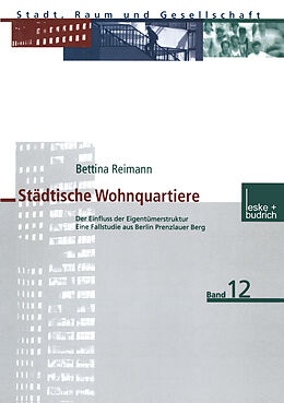Kartonierter Einband Städtische Wohnquartiere von Bettina Reimann
