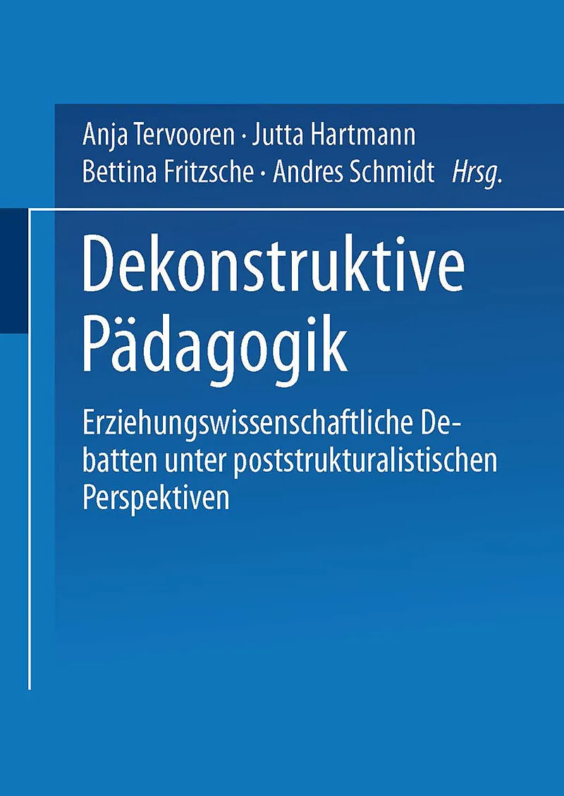 Dekonstruktive Pädagogik