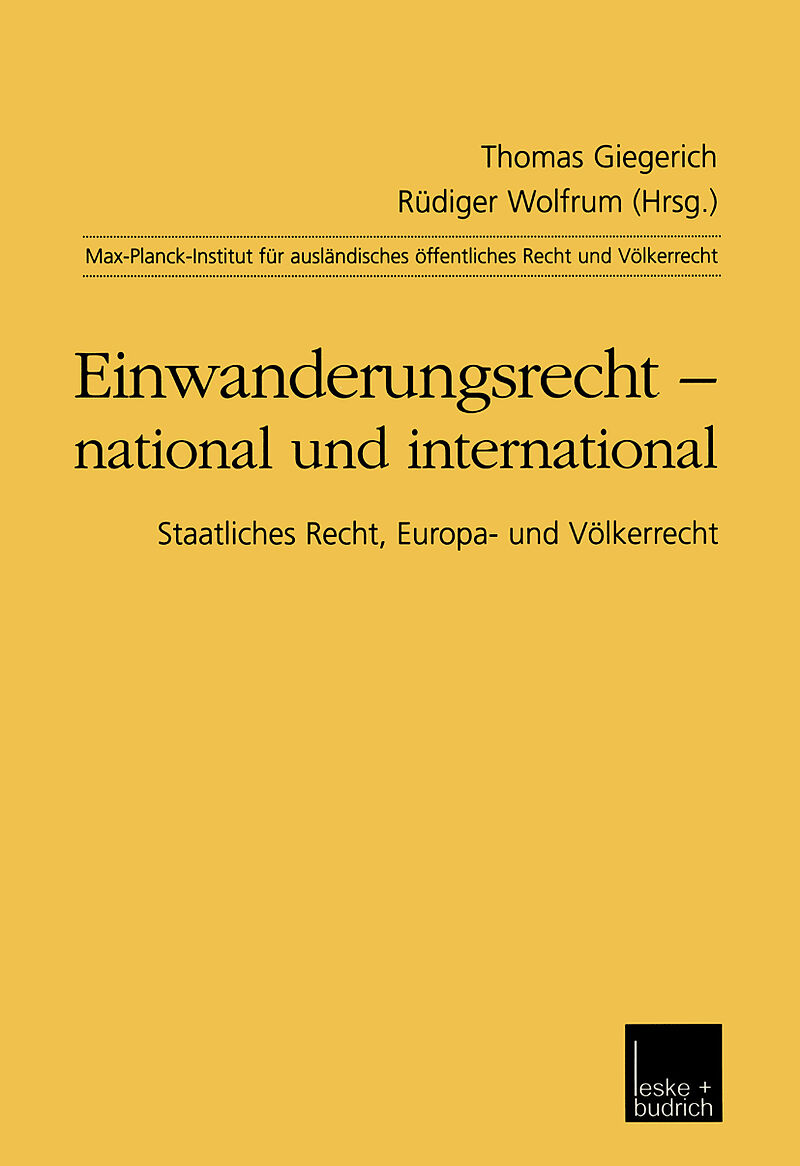 Einwanderungsrecht  national und international