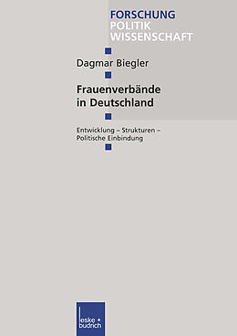 Kartonierter Einband Frauenverbände in Deutschland von Dagmar Biegler