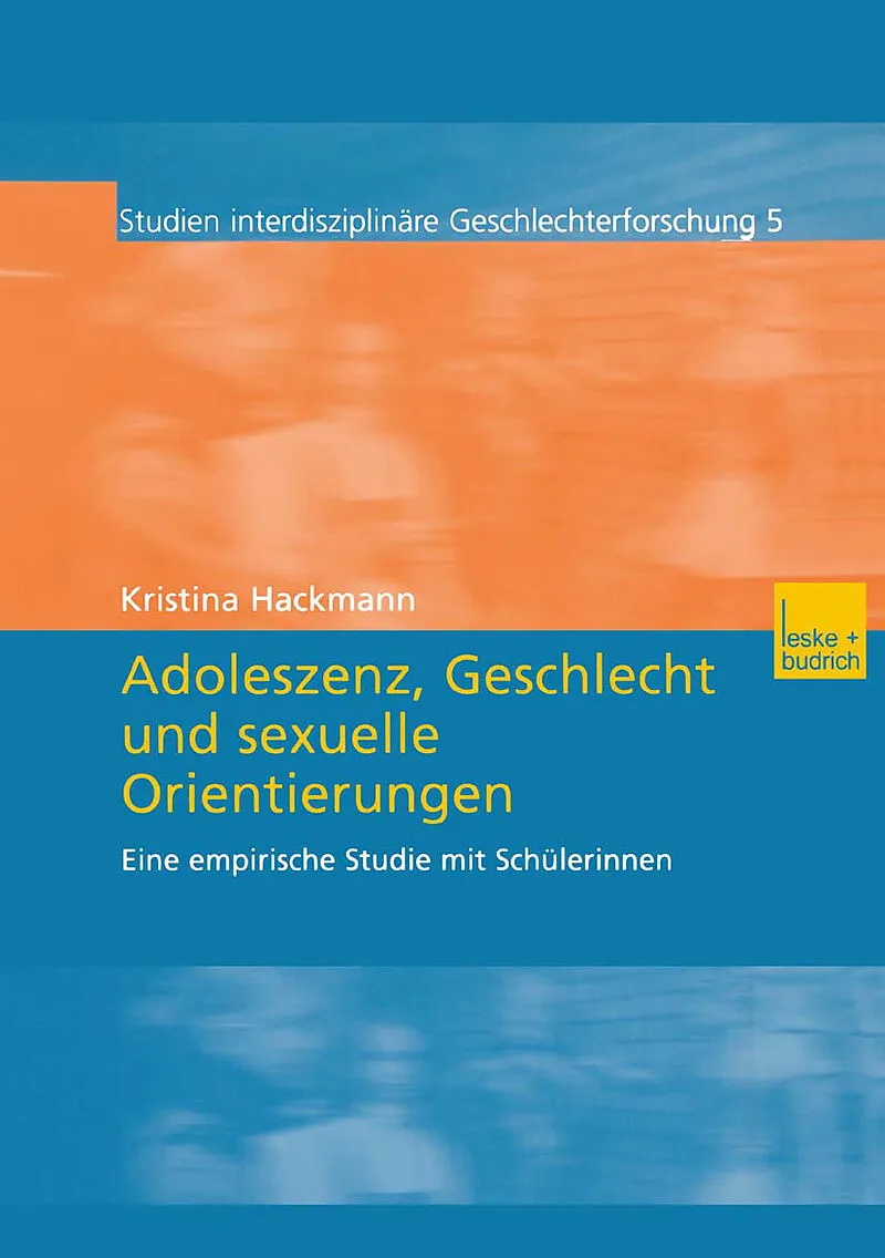 Adoleszenz, Geschlecht und sexuelle Orientierungen