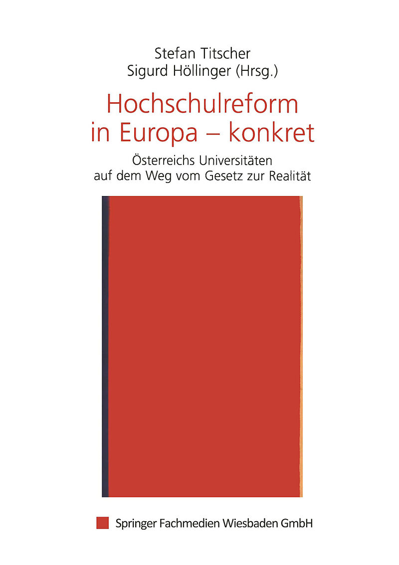 Hochschulreform in Europa  konkret
