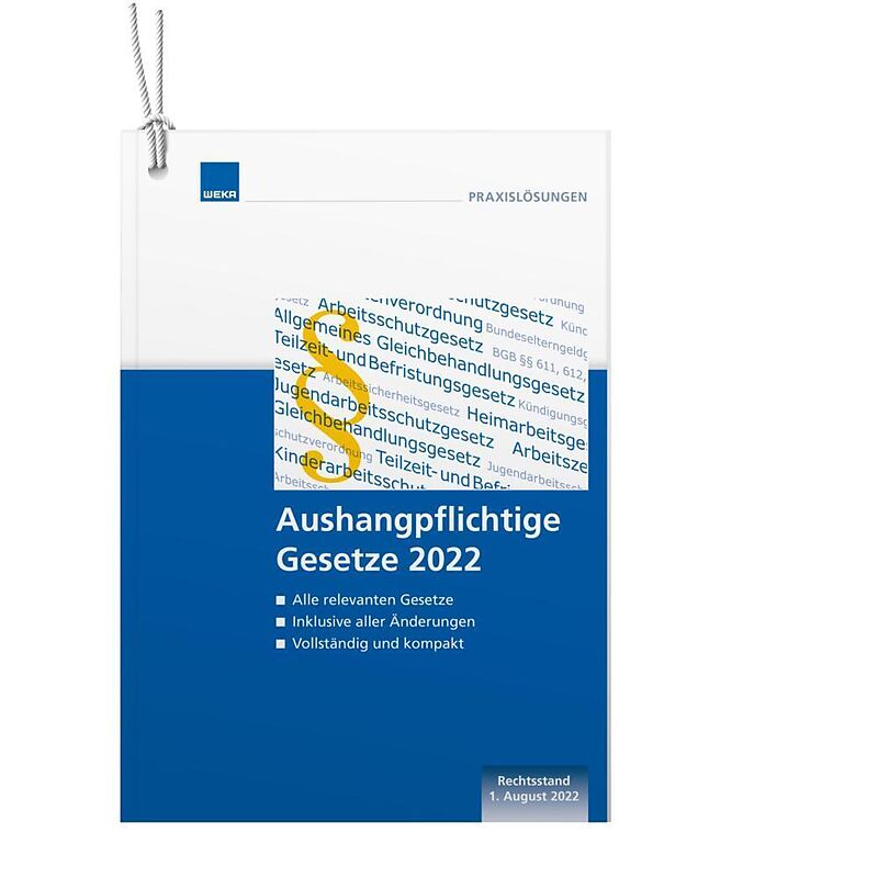 Aushangpflichtige Gesetze