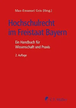 E-Book (epub) Hochschulrecht im Freistaat Bayern von Albert Berger, Irene Fliesser, Bernd Grzeszick