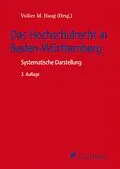 E-Book (epub) Das Hochschulrecht in Baden-Württemberg von Lutz Bölke, Claus Eiselstein, Sabine Faisst