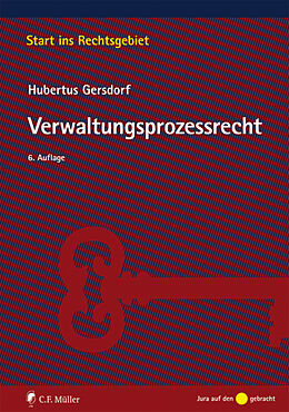 Kartonierter Einband Verwaltungsprozessrecht von Hubertus Gersdorf