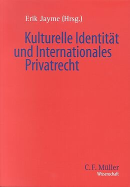 Kartonierter Einband Kulturelle Identität und Internationales Privatrecht von 