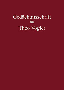 Leinen-Einband Gedächtnisschrift für Theo Vogler von 