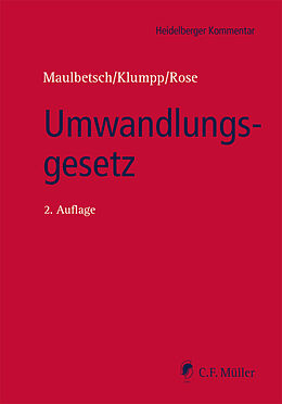 Fester Einband Umwandlungsgesetz von Roman A. Becker, Ulla Findeisen, Hansjörg Frenz, LL.M.