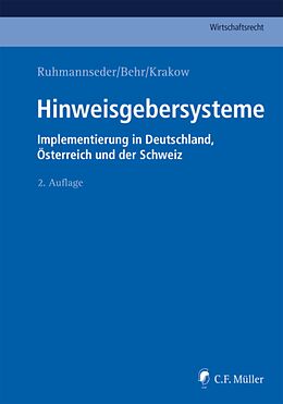 E-Book (epub) Hinweisgebersysteme von Simone LL.M. Bach, Nicolai Behr, Anastasia Berger