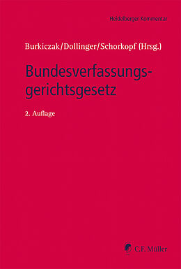 Fester Einband Bundesverfassungsgerichtsgesetz von 