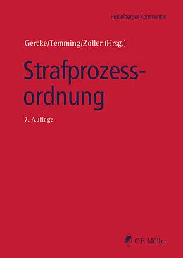 E-Book (epub) Strafprozessordnung von Heiko Ahlbrecht, Wolfgang Bär, Katharina Beckemper
