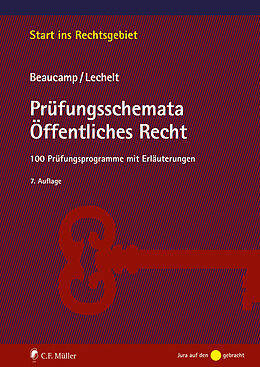 Kartonierter Einband Prüfungsschemata Öffentliches Recht von Guy Beaucamp, Rainer Lechelt