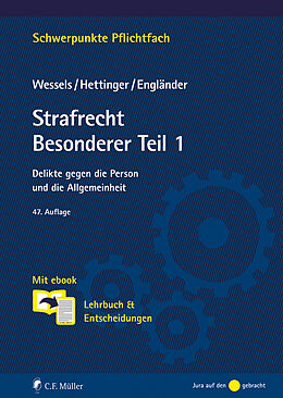 Kartonierter Einband Strafrecht Besonderer Teil / 1 von Johannes Wessels, Michael Hettinger, Armin Engländer