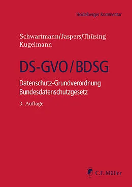 E-Book (epub) DS-GVO/BDSG von Michael Atzert, Kristin Benedikt, Antonia Buchmann
