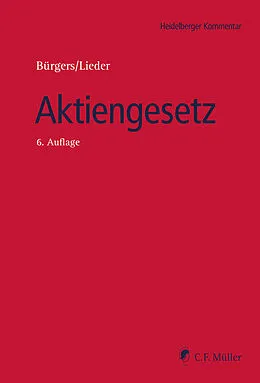 E-Book (epub) Aktiengesetz von Florian Becker, Tobias Bürgers, Marc Deckers