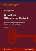 E-Book (epub) Grundkurs Öffentliches Recht 1 von Hans-Jürgen Papier, Christoph Krönke