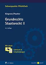 Kartonierter Einband Grundrechte. Staatsrecht II von Thorsten Kingreen, Ralf Poscher