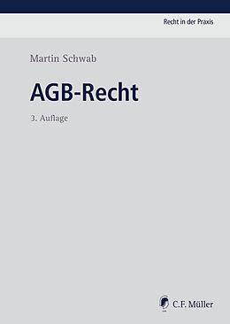 Kartonierter Einband AGB-Recht von Martin Schwab