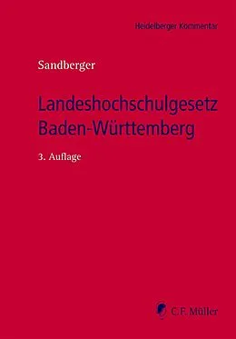 E-Book (epub) Landeshochschulgesetz Baden-Württemberg von Georg Sandberger