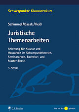 E-Book (epub) Juristische Themenarbeiten von Roland Schimmel, Denis Basak, Marc Reiß
