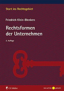 Kartonierter Einband Rechtsformen der Unternehmen von Friedrich Klein-Blenkers