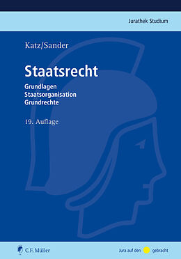 Kartonierter Einband Staatsrecht von Alfred Katz, Gerald G. Sander