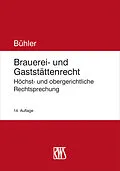 E-Book (epub) Brauerei- und Gaststättenrecht von Udo Bühler
