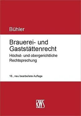 E-Book (epub) Brauerei- und Gaststättenrecht von Udo Bühler
