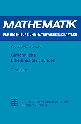 Kartonierter Einband Gewöhnliche Differentialgleichungen von Horst Wenzel, Peter Meinhold
