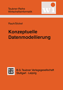 Kartonierter Einband Konzeptuelle Datenmodellierung von Eberhard Stickel