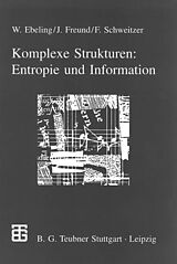 Fester Einband Komplexe Strukturen: Entropie und Information von Jan Freund, Frank Schweitzer